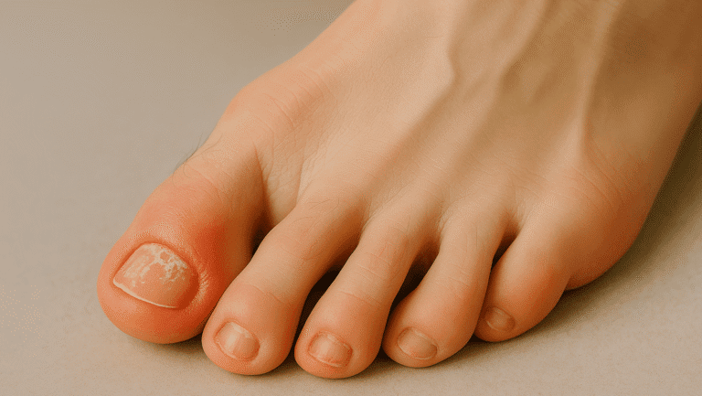 무좀과 내성발톱이 동시에 있는 문제성 발톱사진