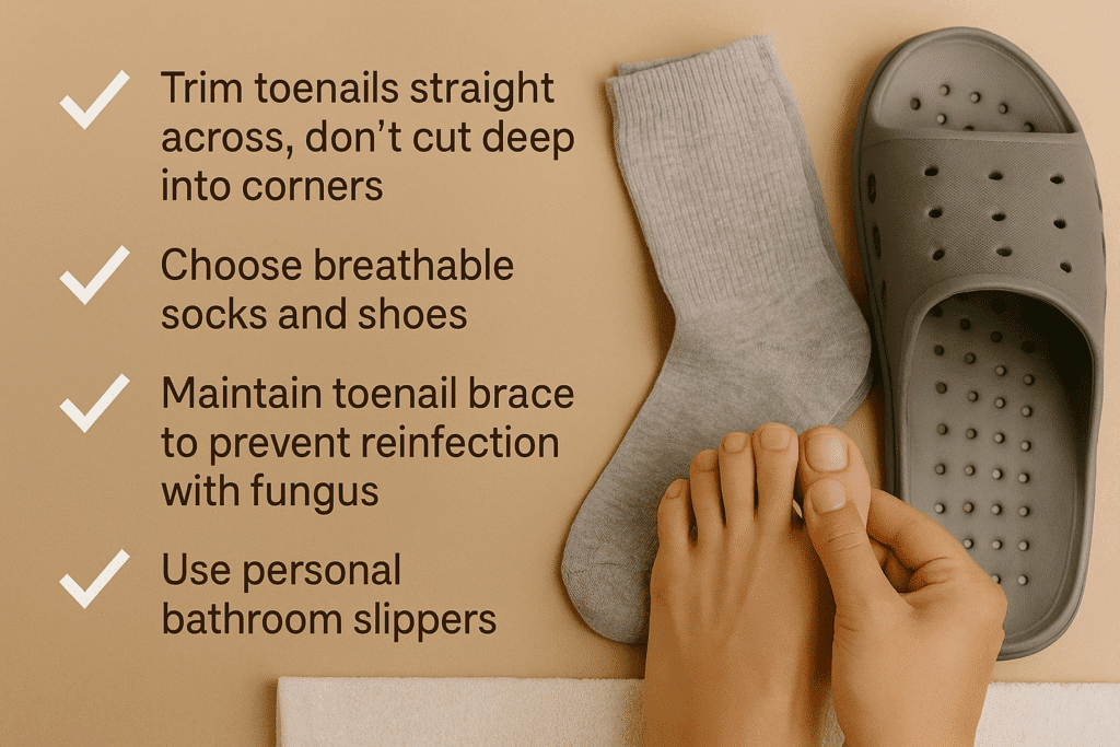 예방 습관을 시각적으로 보여주는 인포그래픽